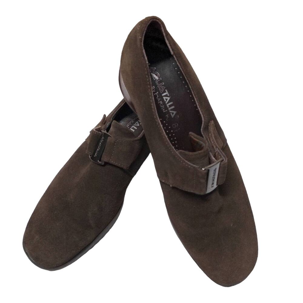 Aquatalia by Marvin K Driving Shoes in Brown - Size 8.5
